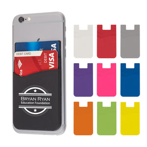 Dual Pocket Silicone Phone Wallet