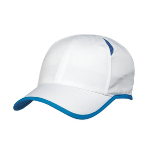 Hit-Dry Contrasting Cap - White With Blue