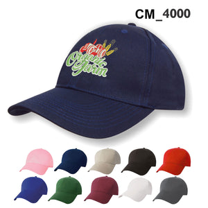 CM4000  Chino Twill Cap w/ Velcro Closure