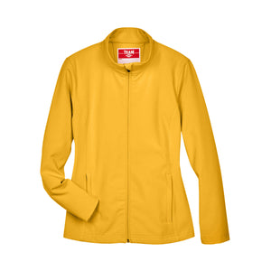 Ladies' Leader Soft Shell - TT80W - Sport Ath Gold