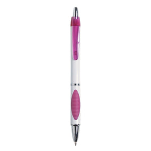 Sassy Pen - White With Pink