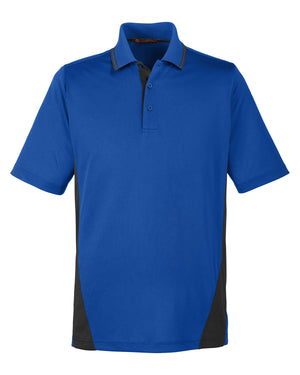 Harriton Men's Tall Flash Snag Protection Plus IL Colorblock Polo