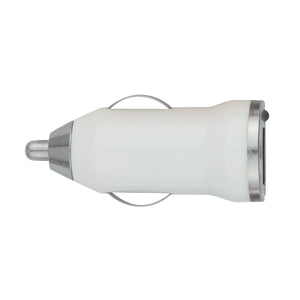 On-The-Go Car Charger - White