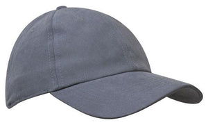 6 Panel Semi-Structured Tactel Cap - Custom Embroidered - HP_4237 - Gray