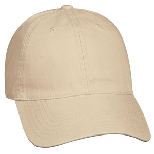 Washed Cotton Cap - Stone