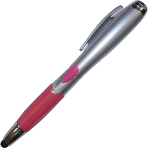 Eclipse Soft Stylus Pen with LED Light CM1100 - Pink