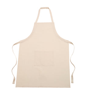 100% Cotton Apron HT_9006 - Natural