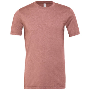 Bella + Canvas Unisex Heather CVC T-Shirt - Heather Mauve