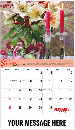 Living Healthy - 2026 Promotional Calendar