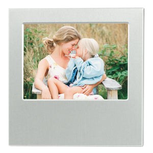 4" x 6" Dazzling Aluminum Photo Frame - Silver