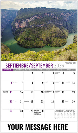 Scenes of Mexico (Bilingual) - 2026 Promotional Calendar