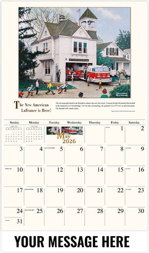 Memorable Images by Norman Rockwell Memory - 2026 Promotional Calendar