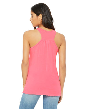 Bella + Canvas Ladies' Flowy Racerback Tank - Back