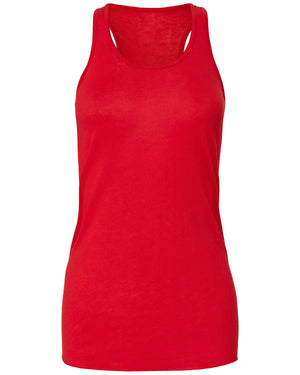 Bella + Canvas Ladies' Flowy Racerback Tank - Red