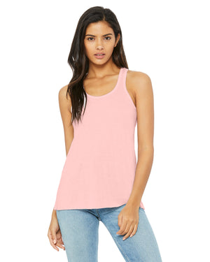 Bella + Canvas Ladies' Flowy Racerback Tank - Soft Pink