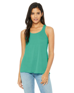 Bella + Canvas Ladies' Flowy Racerback Tank - Teal