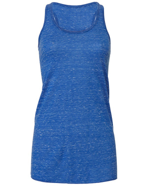 Bella + Canvas Ladies' Flowy Racerback Tank - True Royal Mrble