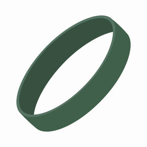 Silicone Wrist Bands- Debossed - CM2050_DEB - Hunter Green