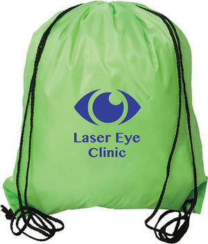 Regular 210 d Drawstring Cinch Bag - CM8285 - Lime Green