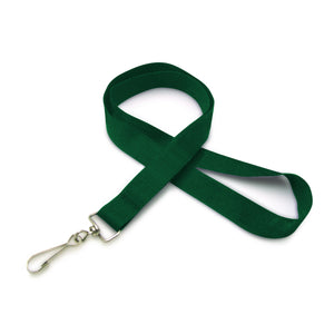 Silkscreen Flat Lanyard - Forest Green