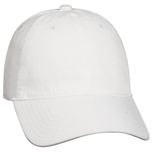 Washed Cotton Cap - White