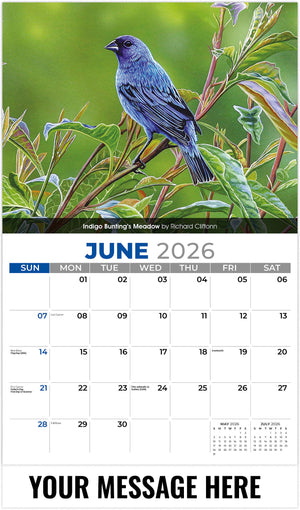 Garden Birds - 2026 Promotional Calendar