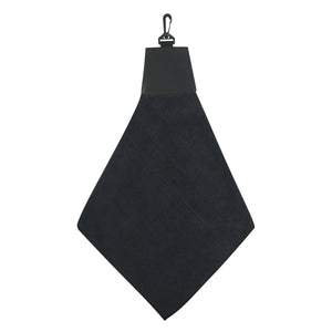 Triangle Fold Golf Towel - Black