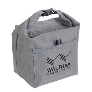 Heathered Insulated Lunch Tote - CM0018 - Gray