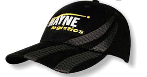 6 Panel BHC Cap with Tyre Tracks - Custom Embroidered - HP_4015 - Black