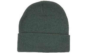 Acrylic Toque with Cuff - Bottle Green