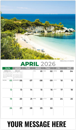 Sun, Sand & Surf - 2026 Promotional Calendar