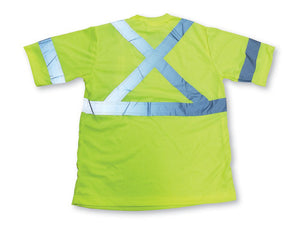 100% Soft Polyester Traffic Safety T-Shirt - CM5912