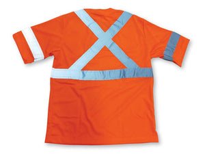 100% Soft Polyester Traffic Safety T-Shirt - CM5912