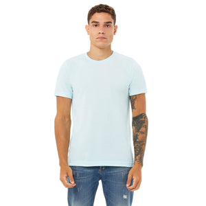 Bella + Canvas Unisex Heather CVC T-Shirt - Heather Ice Blue