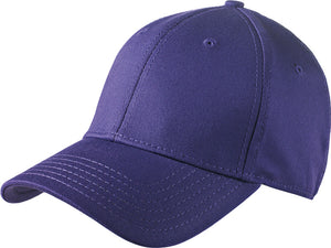 NEW ERA® Structured Stretch Cotton Cap - Custom Embroidered - NE1000 (Purple)