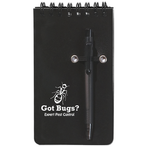 Spiral Jotter & Pen (Black)