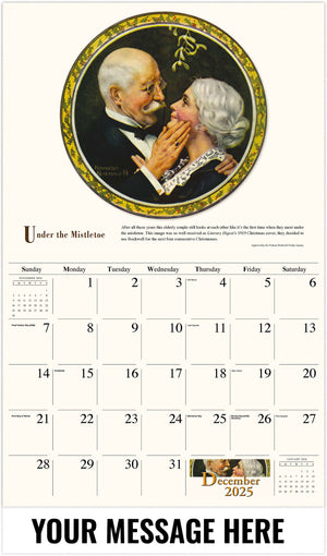 Memorable Images by Norman Rockwell Memory - 2026 Promotional Calendar