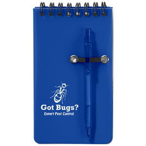 Spiral Jotter & Pen (Frost Blue)