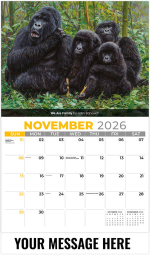 Wildlife Portraits - 2026 Promotional Calendar