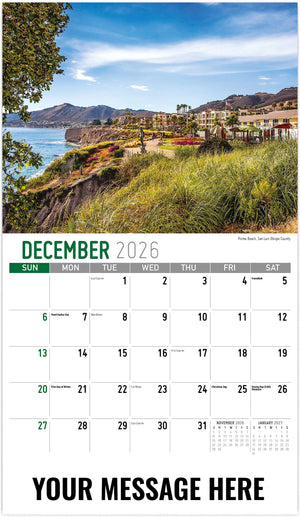 Scenes of California - 2026 Promotional Calendar