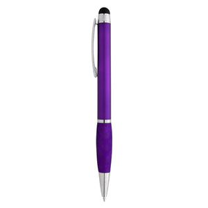 Crisscross Grip Stylus Pen - Purple