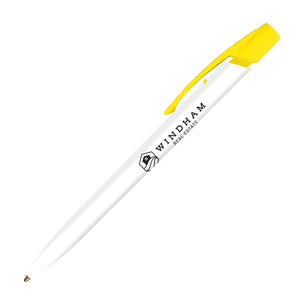 BIC® Media Clic™ Pen - White With Yellow