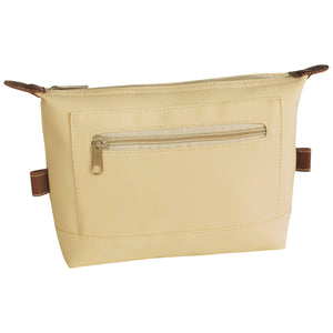 Microfiber Cosmetic Bag - Beige