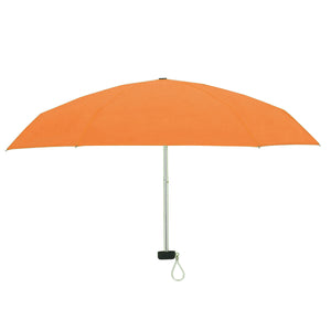 37" Arc Telescopic Folding Travel Umbrella With Eva Case - Orange