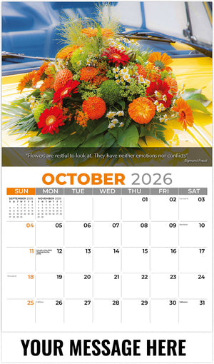 Flowers and Gardens - 2026 Promotional Calendar