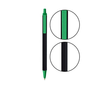 Black BIC® Clic Stic® Pen - Black With Green