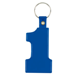 Number 1 Flexy Key Tag - CM2073 - Blue