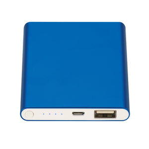 UL Listed Slim Power Bank - Blue