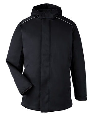 Core365 Unisex Techno Lite Flat-Fill Insulated Jacket - Black