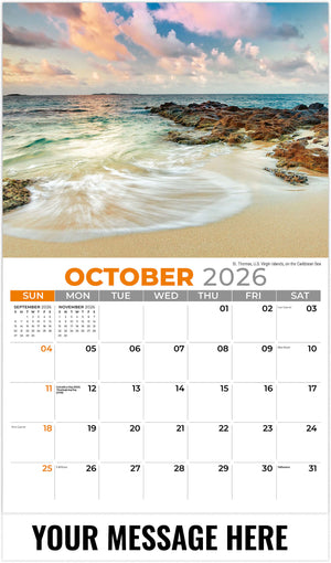 Sun, Sand & Surf - 2026 Promotional Calendar